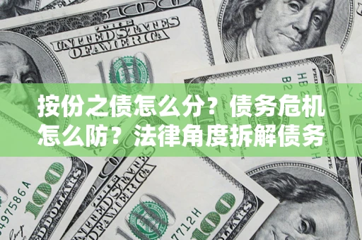北京按份之债怎么分？债务危机怎么防？法律角度拆解债务分配与风险自保指南