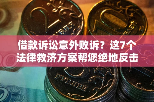 北京借款诉讼意外败诉？这7个法律救济方案帮您绝地反击！
