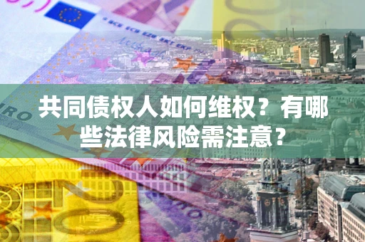 北京共同债权人如何维权？有哪些法律风险需注意？
