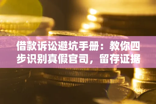 北京借款诉讼避坑手册：教你四步识别真假官司，留存证据不踩雷