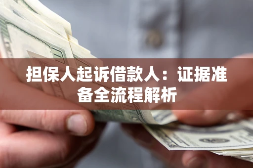 北京担保人起诉借款人：证据准备全流程解析