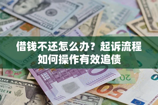 北京借钱不还怎么办？起诉流程如何操作有效追债