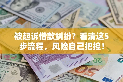 北京被起诉借款纠纷？看清这5步流程，风险自己把控！