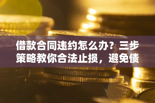北京借款合同违约怎么办？三步策略教你合法止损，避免债务危机升级