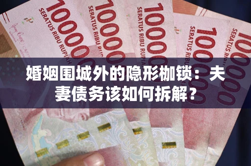 北京婚姻围城外的隐形枷锁：夫妻债务该如何拆解？