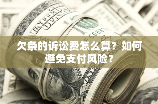 北京欠条的诉讼费怎么算？如何避免支付风险？