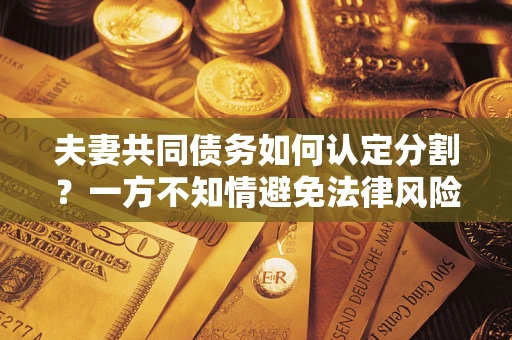 北京夫妻共同债务如何认定分割？一方不知情避免法律风险必看！